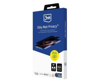 Szkło i folia ochronna 3MK Silky Matt Privacy do Nothing Phone (3a) / Phone (3a) Pro
